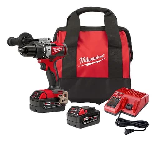 BAT - ATORNILLADOR TAL.MILWAUKEE 18V 13MM CP 2902 1BAT+CARG+BOLSO BRUSHLESS