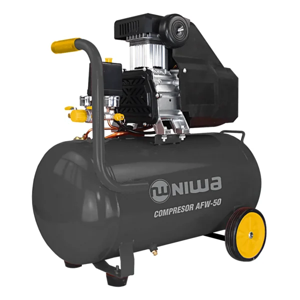 COMPRESOR  50 LTS 220V 2.5HP MONOCILINDRICO NIWA AFW50 LIBRE DE ACEITE
