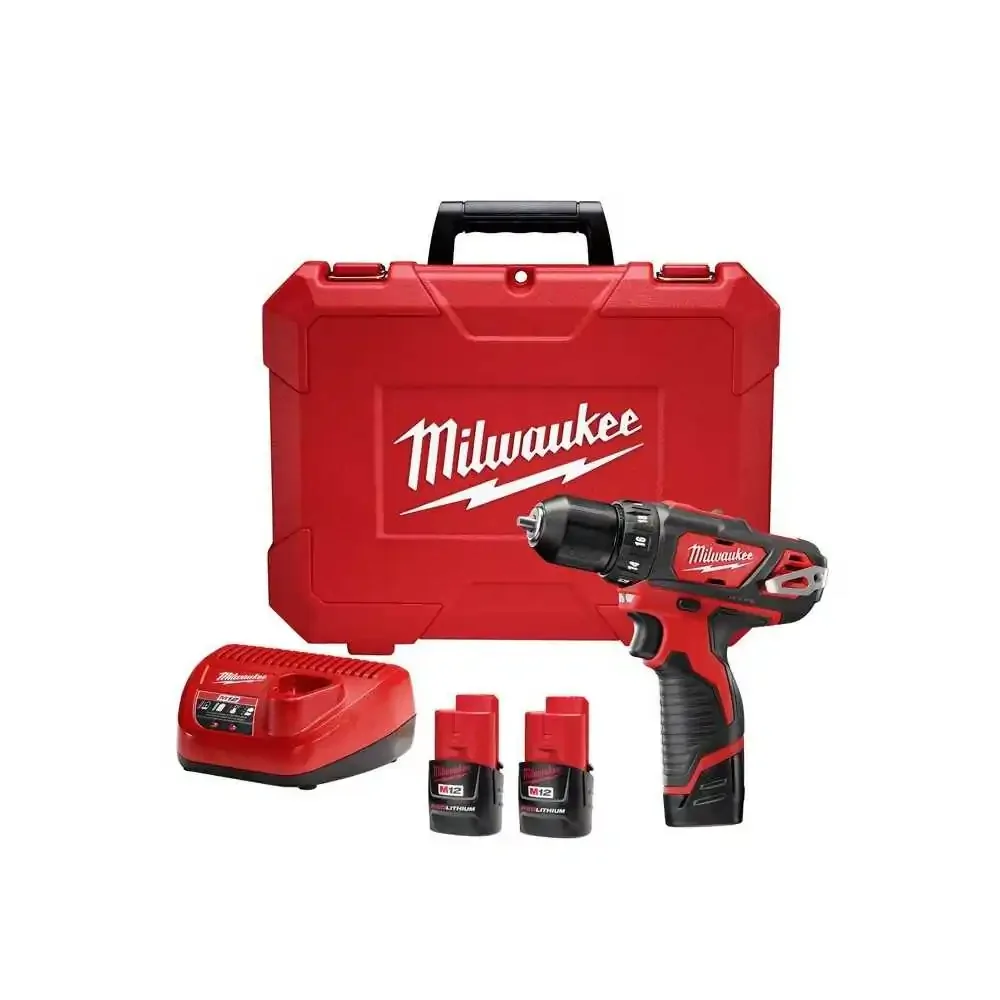 BAT - ATORNILLADOR TAL.MILWAUKEE 12V 10MM LI 2407 EX2410 2BAT+CARG