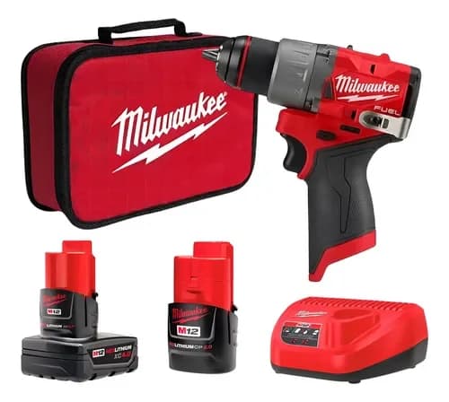 BAT - ATORNILLADOR TAL.MILWAUKEE FUEL 12V 13MM 2503-259A 2BAT+CARG  N/R