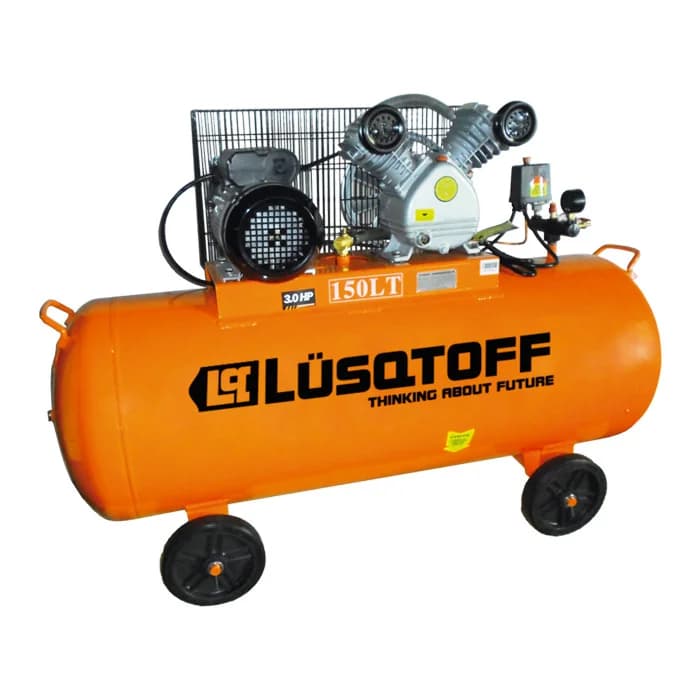 COMPRESOR 150 LTS 220V 3HP BICILINDRICO CORREA LUSQTOFF