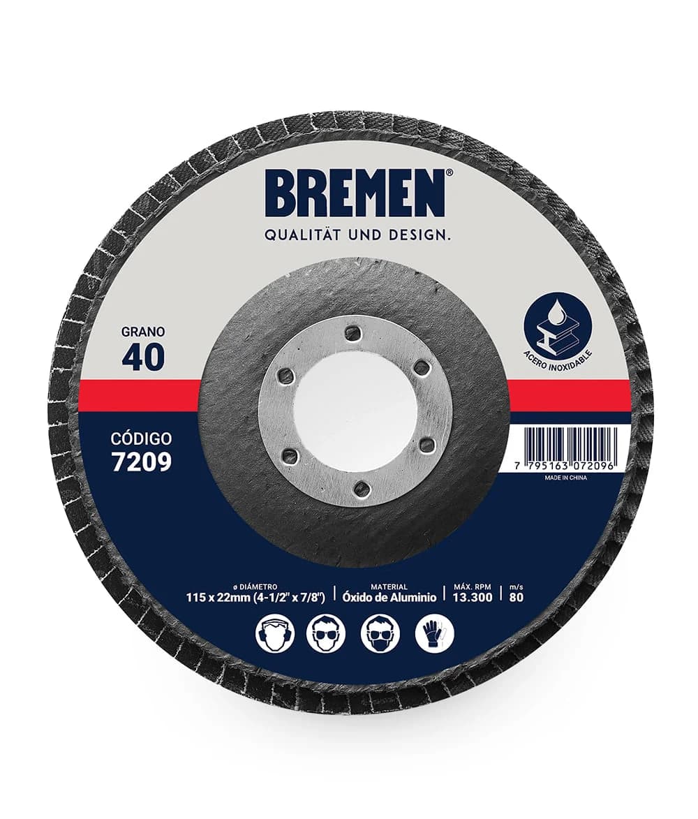 DISCO FLAP BREMEN 115 G40 ALUM