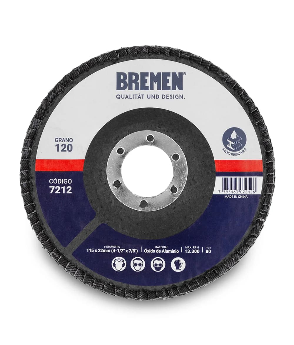 DISCO FLAP BREMEN 115 G120 ALUM