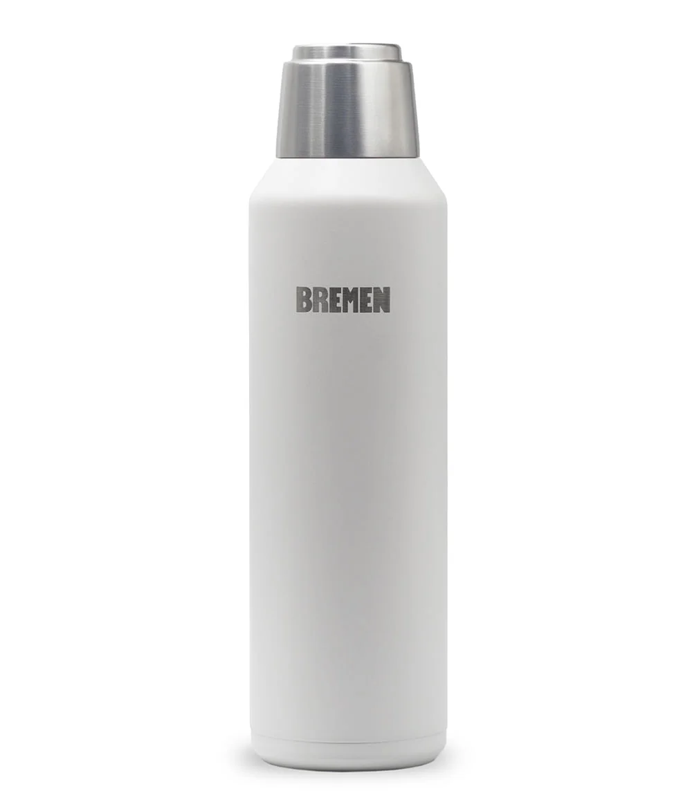 TERMO BREMEN ACERO INOX 1L GRIS TAPA MAGNETICA
