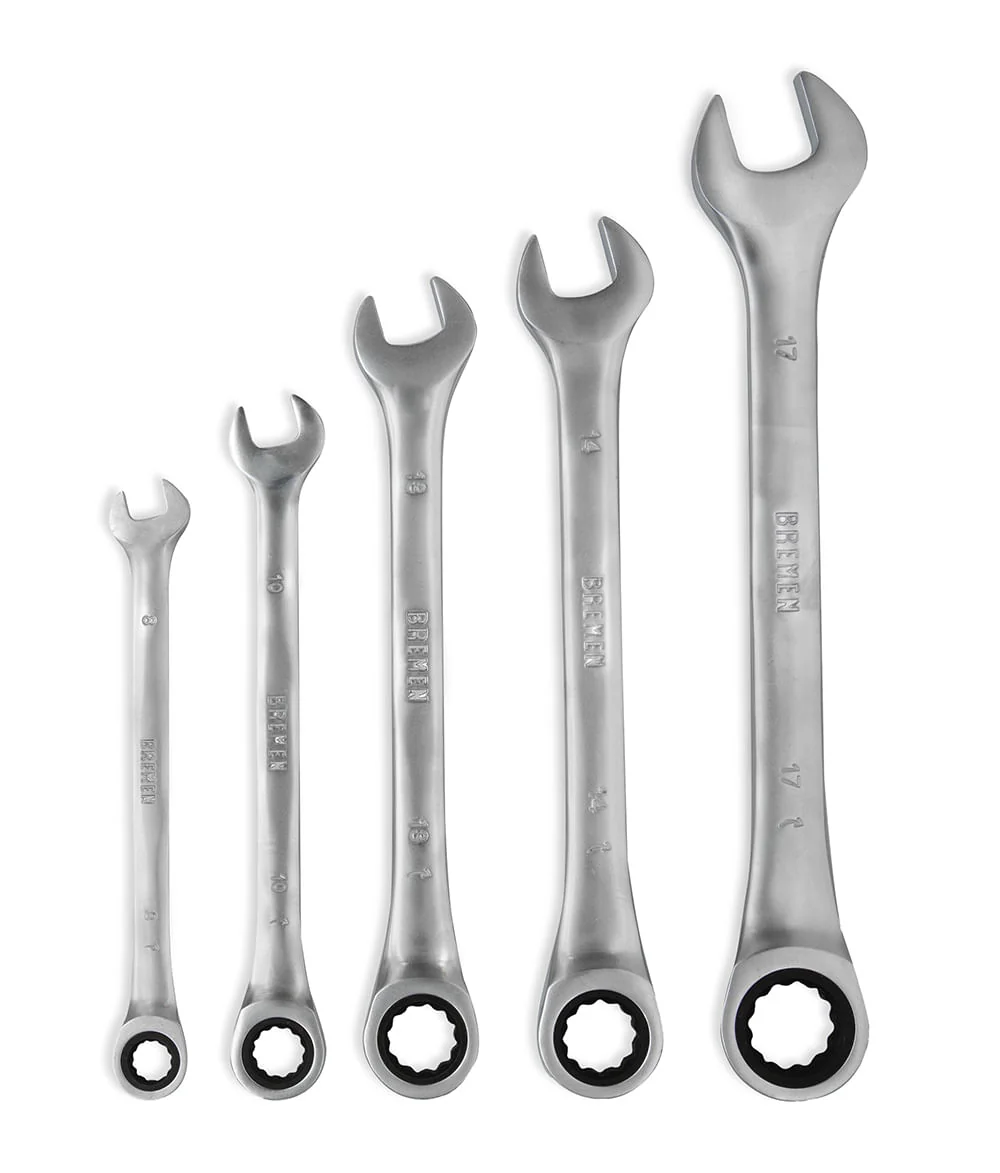 JGO LLAVES COMBINADAS BREMEN 5PZS 8-17MM C/CRIQUE