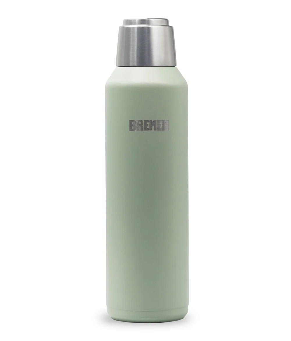 TERMO BREMEN ACERO INOX 1L VERDE TAPA MAGNETICA