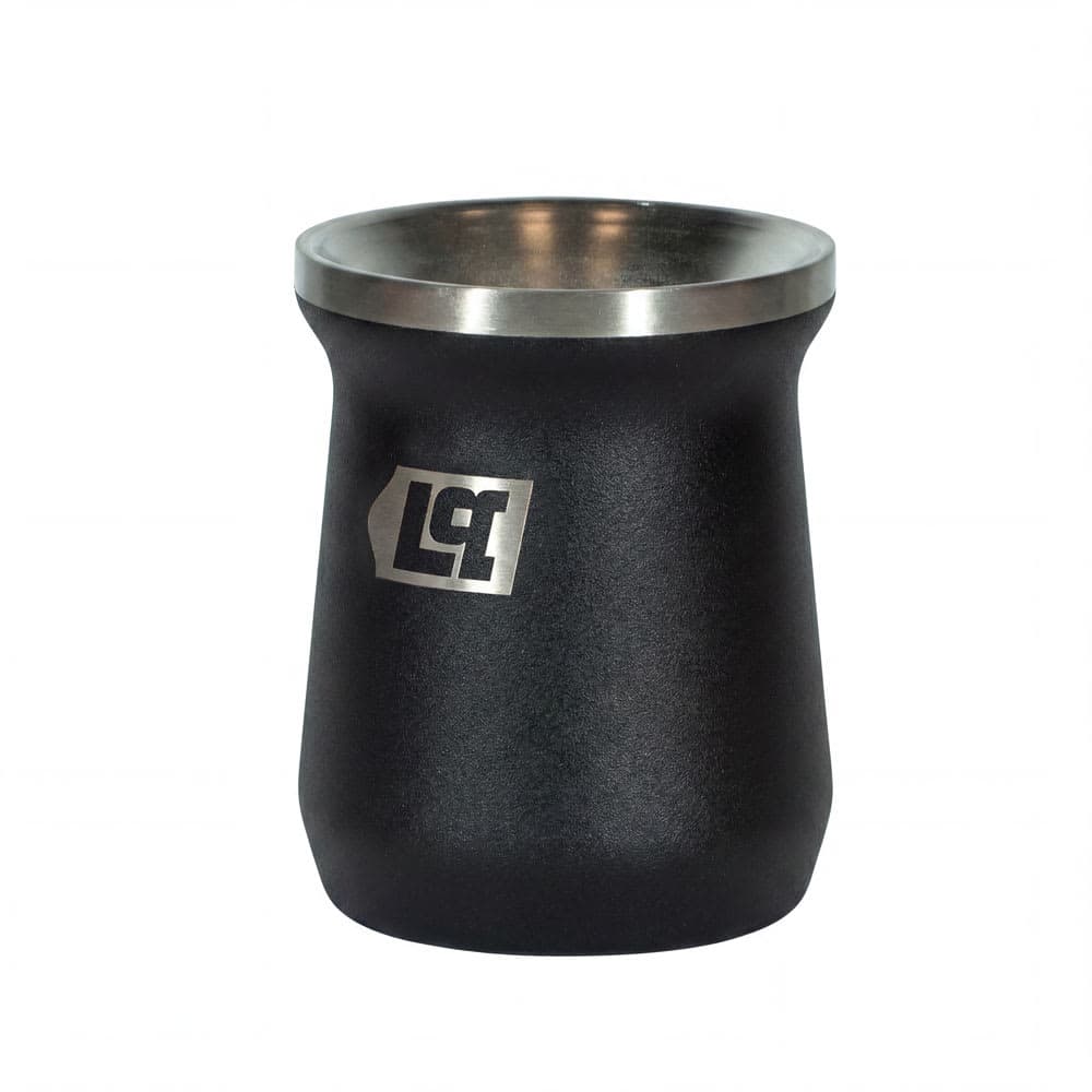 MATE LUSQTOFF DE ACERO INOXIDABLE NEGRO foto 2