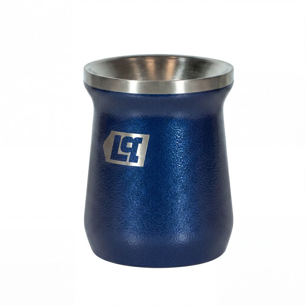 MATE LUSQTOFF DE ACERO INOXIDABLE AZUL foto 2