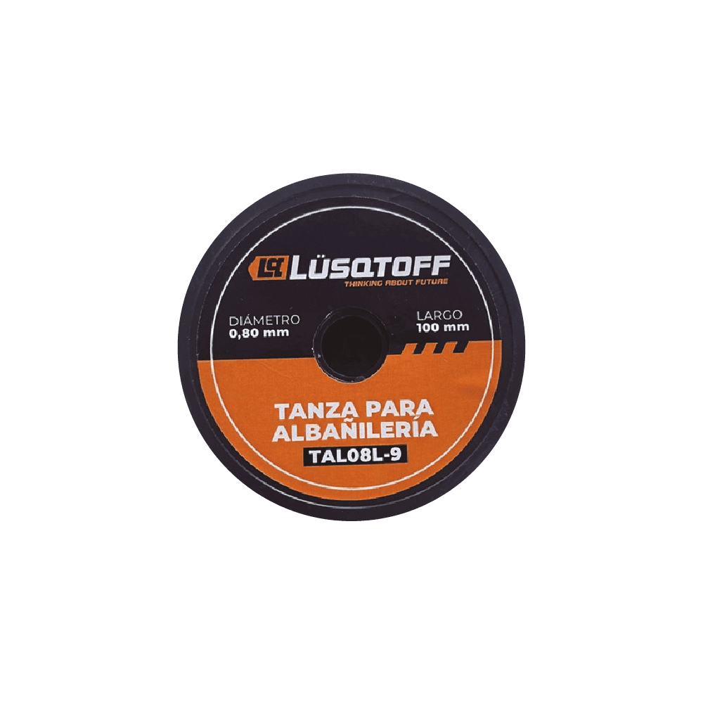 TANZA ALBAÑIL LUSQTOFF 0.8 X ROLLO 100MTS