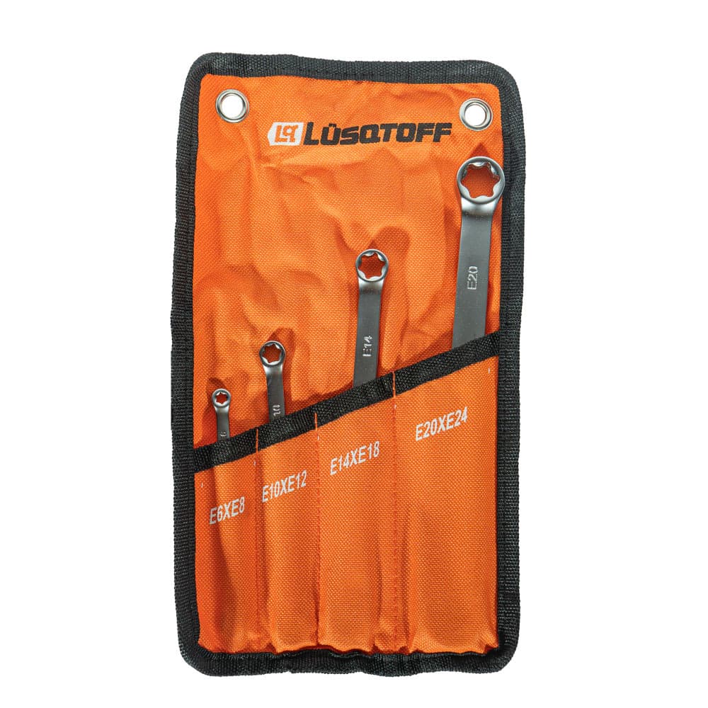 JGO LLAVES COMBINADAS TORX E LUSQTOSS 4 PZS E6-E24