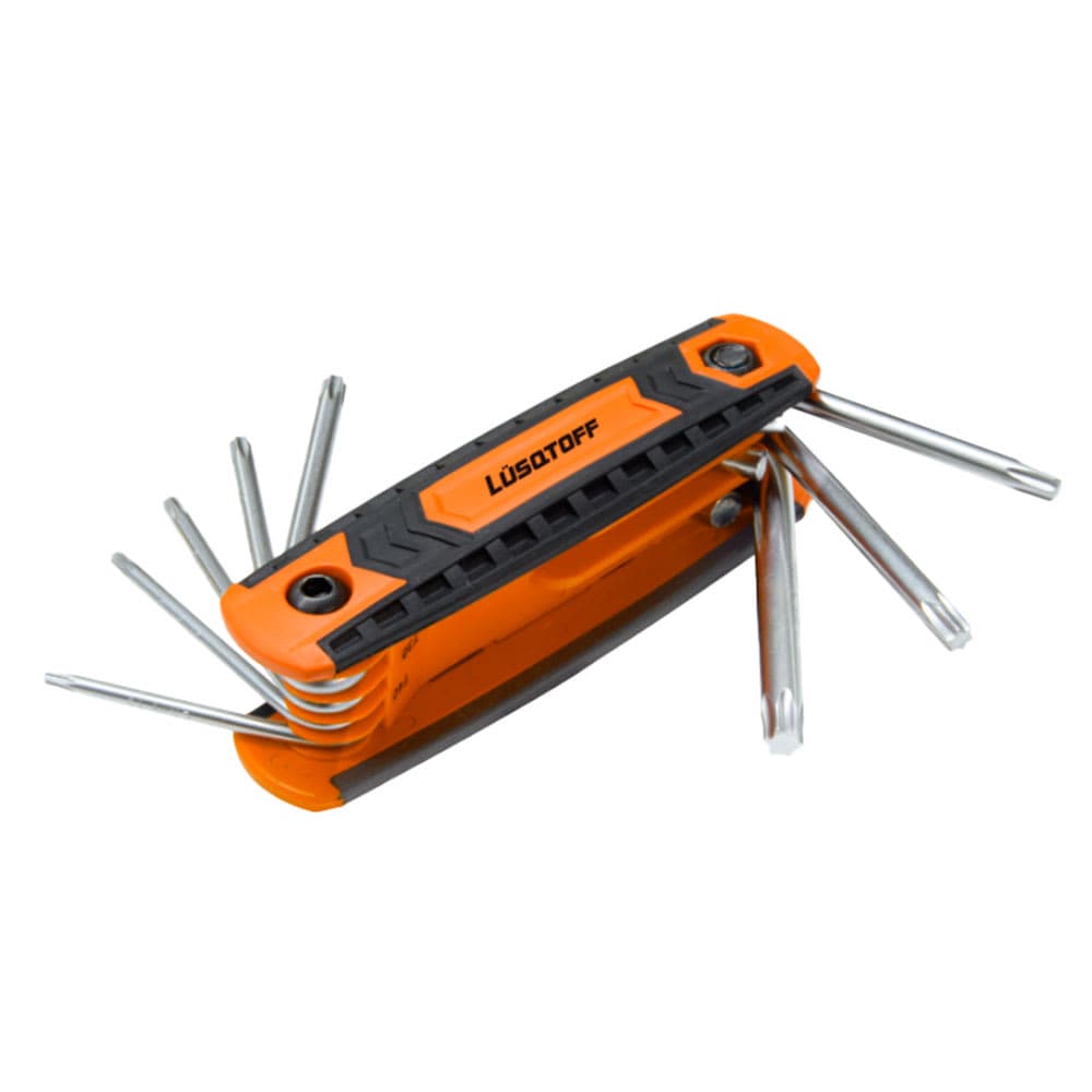 JGO LLAVES TORX LUSQTOFF PLEGABLES T9 - T40 foto 2