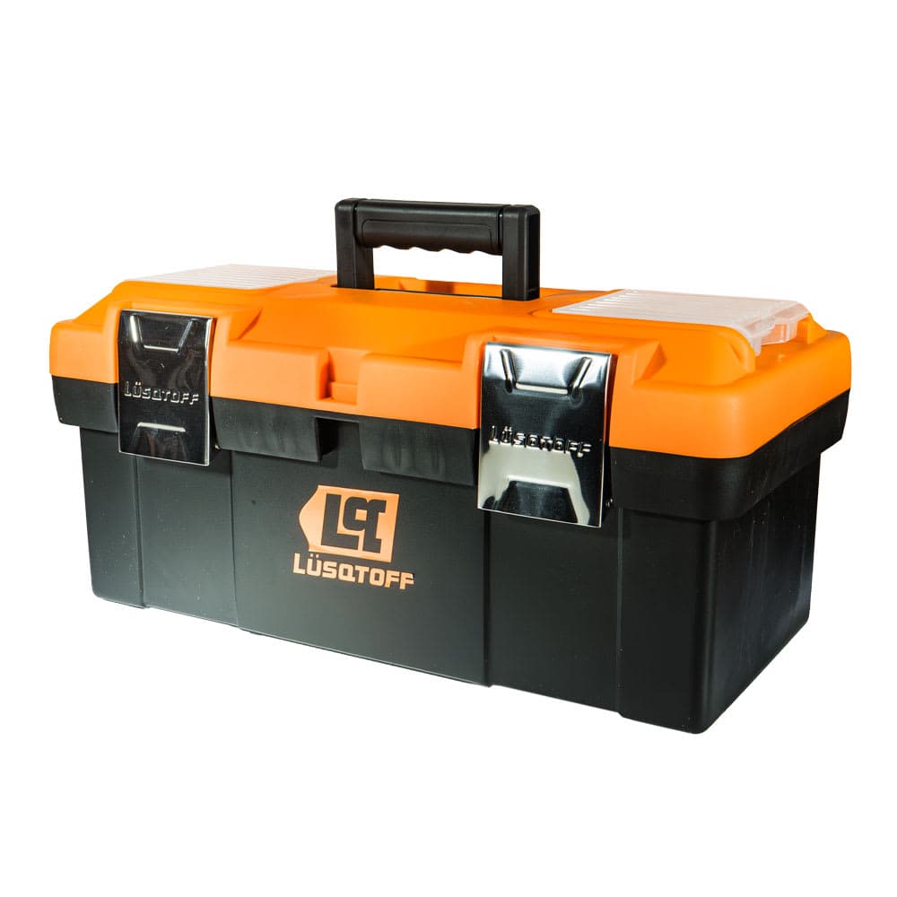 CAJA HERRAMIENTAS LUSQTOFF 19P CIERRE METAL