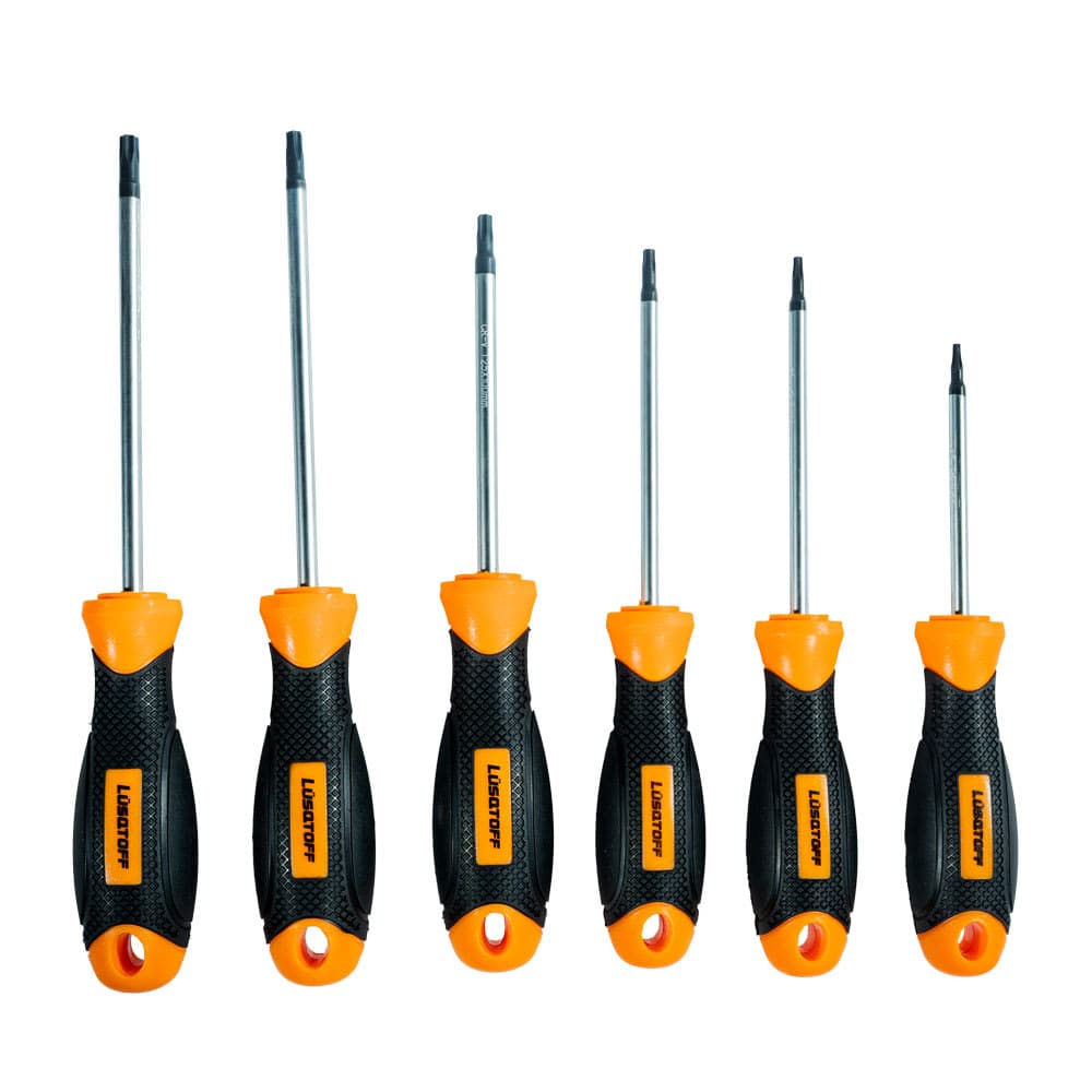 JGO DESTORNILLADORES LUSQTOFF TORX 6PZS