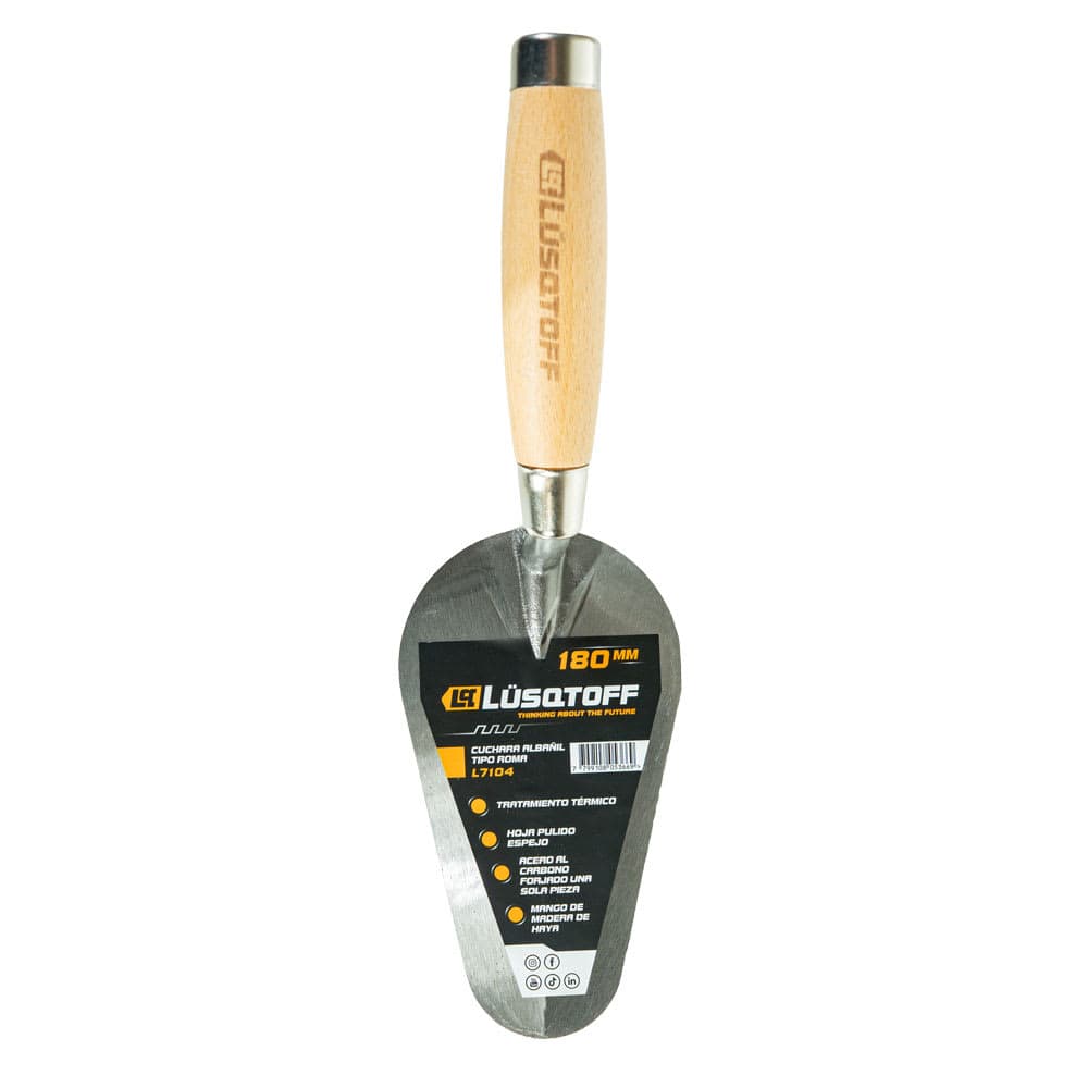 CUCHARA ALBAÑIL LUSQTOFF 7" TIPO ROMA