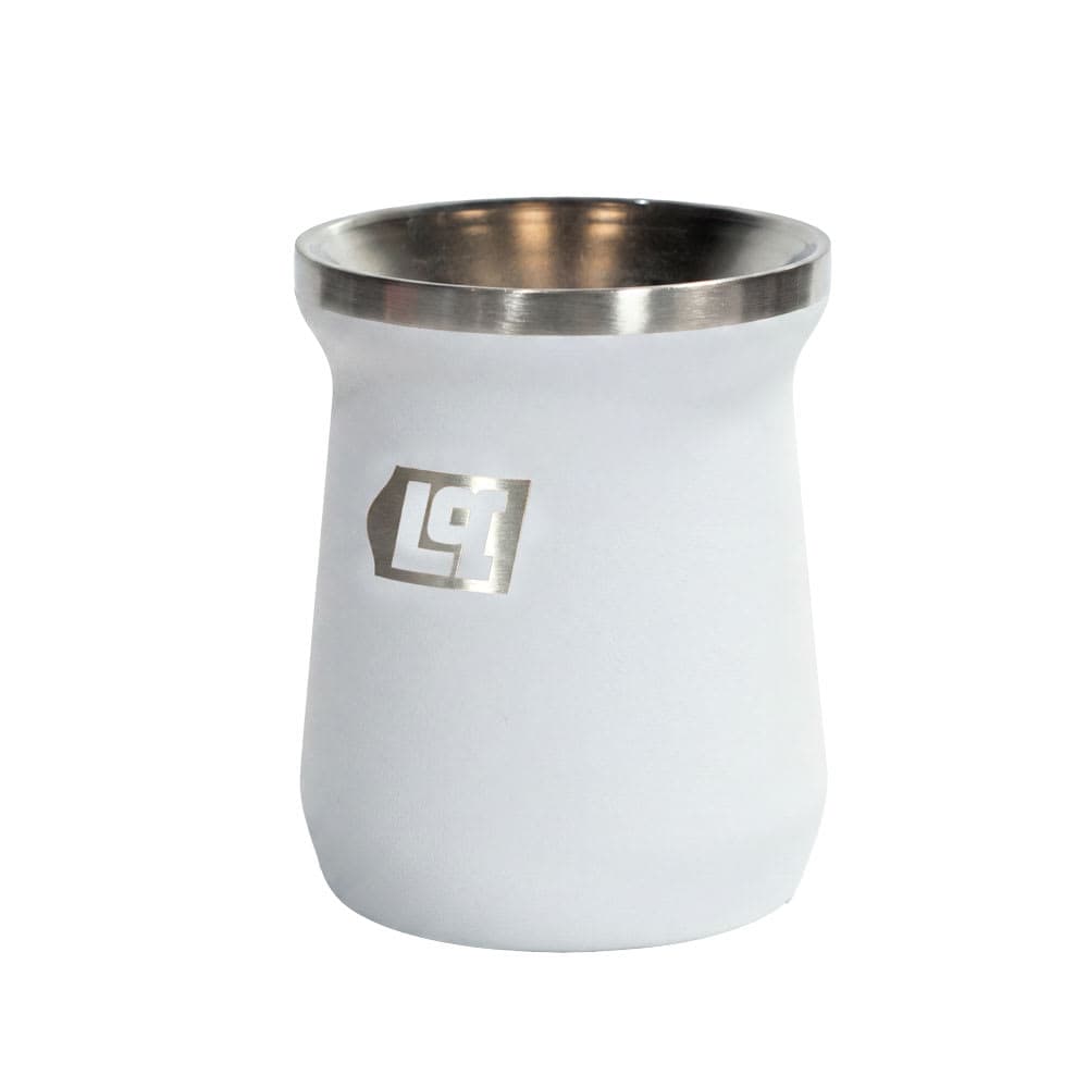 MATE LUSQTOFF DE ACERO INOXIDABLE 300ML BLANCO foto 3