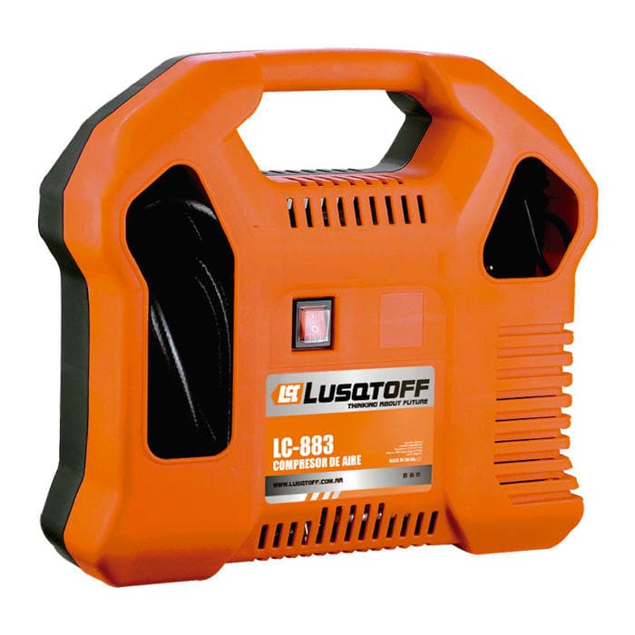 COMPRESOR PORTATIL 220V 1.5HP LUSQTOFF 115PSI LIBRE DE ACEITE