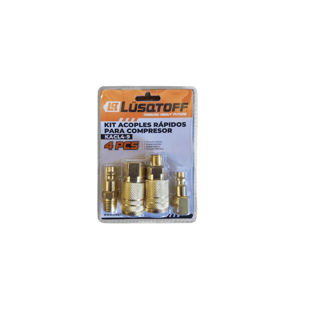 KIT ACOPLES RAPIDOS COMPRESOR LUSQTOFF 4 PZSA
