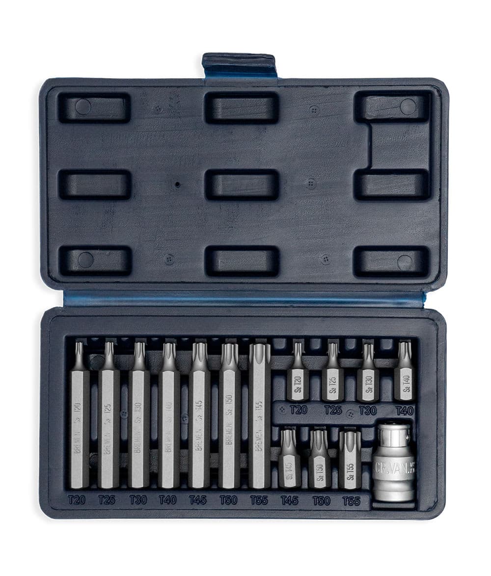 JGO PUNTAS BREMEN TORX 15PZS ENCASTRE 10MM
