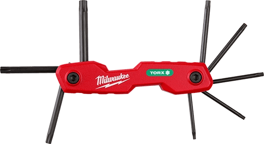 JGO LLAVES TORX MILWAUKEE PLEGABLES T9-T40