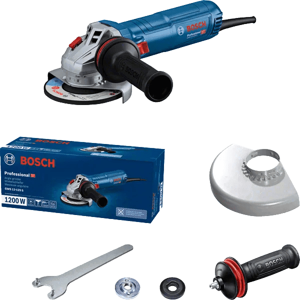AMOLADORA ANG 5" BOSCH - 1200W GWS 12-125 S