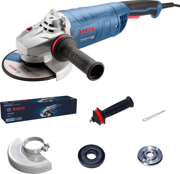 AMOLADORA ANG 7" BOSCH - 2500W GWS 25-180 HEAVY DUTY
