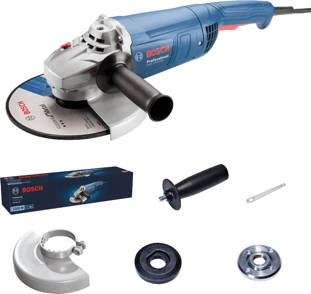 AMOLADORA ANG 9" BOSCH - 2200W GWS 2200-230 VULCANO