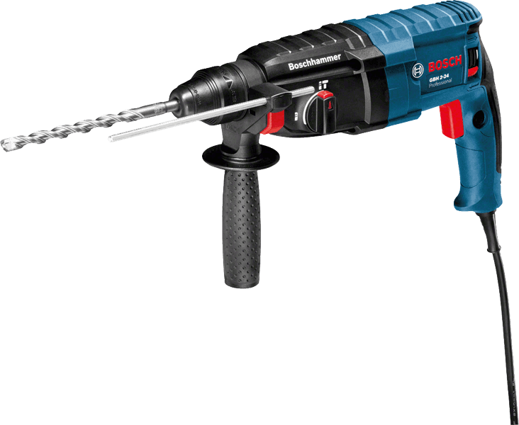 MARTILLO ROTOPERCUTOR BOSCH PLUS GBH 2-24 D 800W-2.7J-0-1300RPM