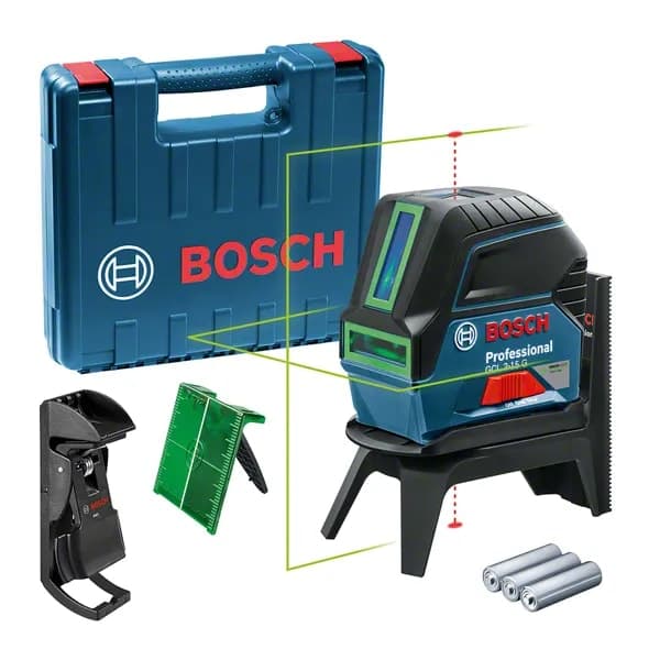 NIVEL LASER BOSCH AUTONIVELANTE GCL 2-15 + RM1 VERDE 15MTS