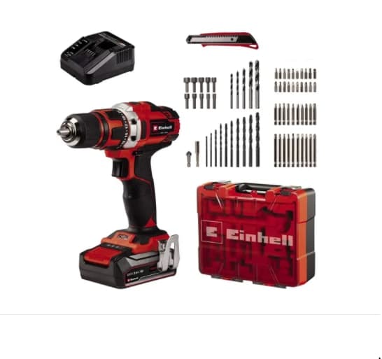 BAT - ATORNILLADOR TAL.EINHEL 18V 10MM TE-CD 18/40 LI 57ACC 1BAT+CARG