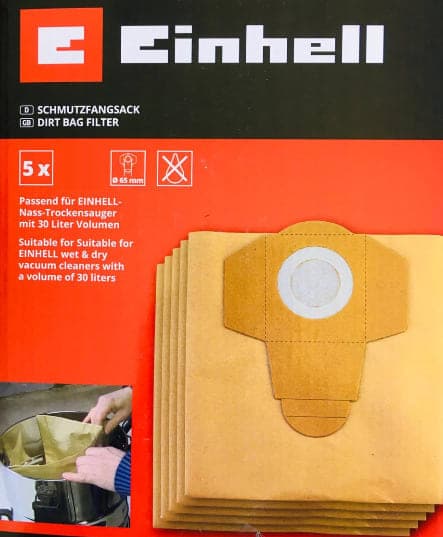 REP.ASPIRADORA - BOLSA 20L X UNIDAD (5) - EINHELL