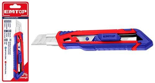 CUTTER PLASTICO EMTOP 18MM