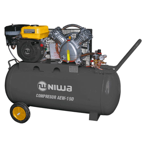 COMPRESOR 150 LTS 5.5HP BICILINDRICO EXPLOSION CORREA NIWA AEW150