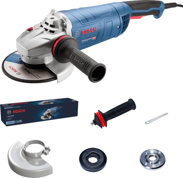 AMOLADORA ANG 7" BOSCH - 2500W GWS 25-180 HOMBRE MUERTO