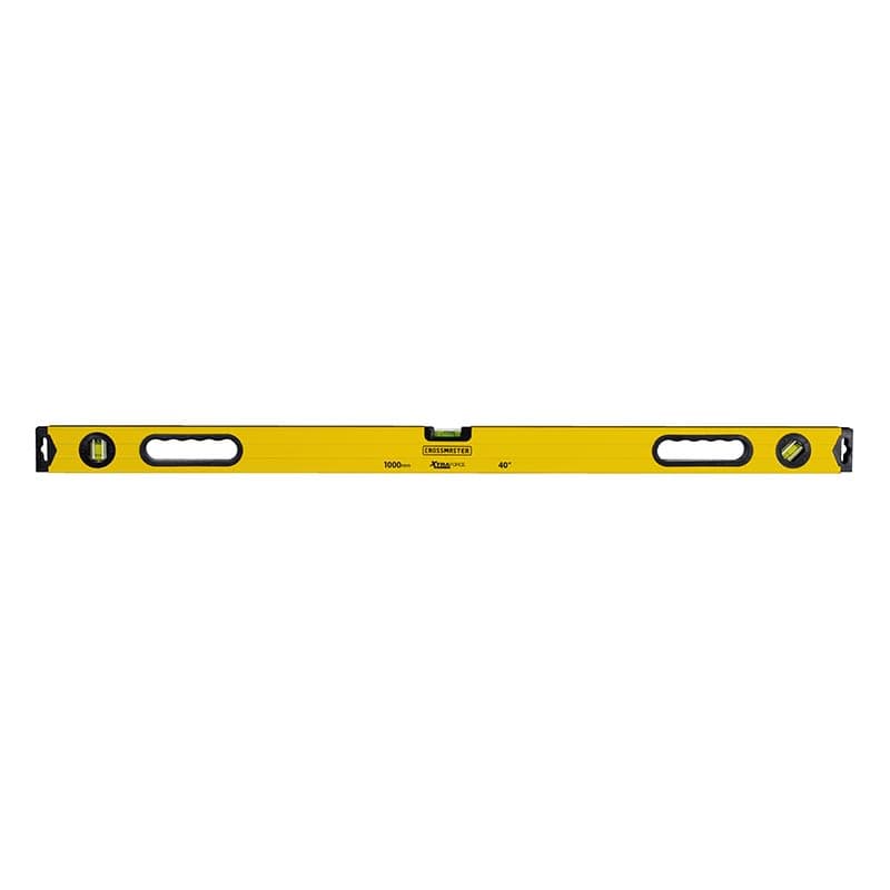 NIVEL ALUMINIO 40" CROSSMASTER XTR 1000MM 3 GOTAS