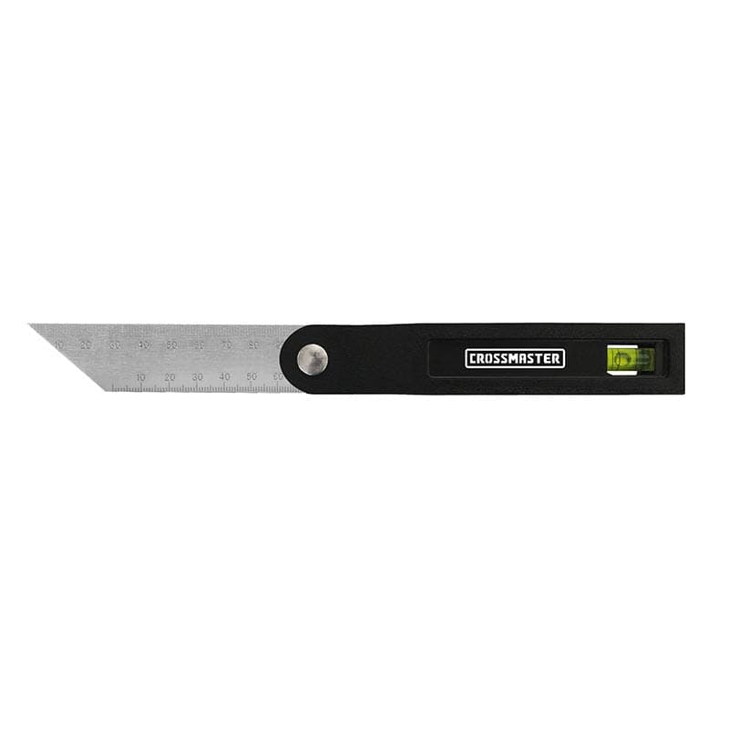 ESCUADRA AJUSTABLE C/NIVEL CROSSMAN 8" 200MM