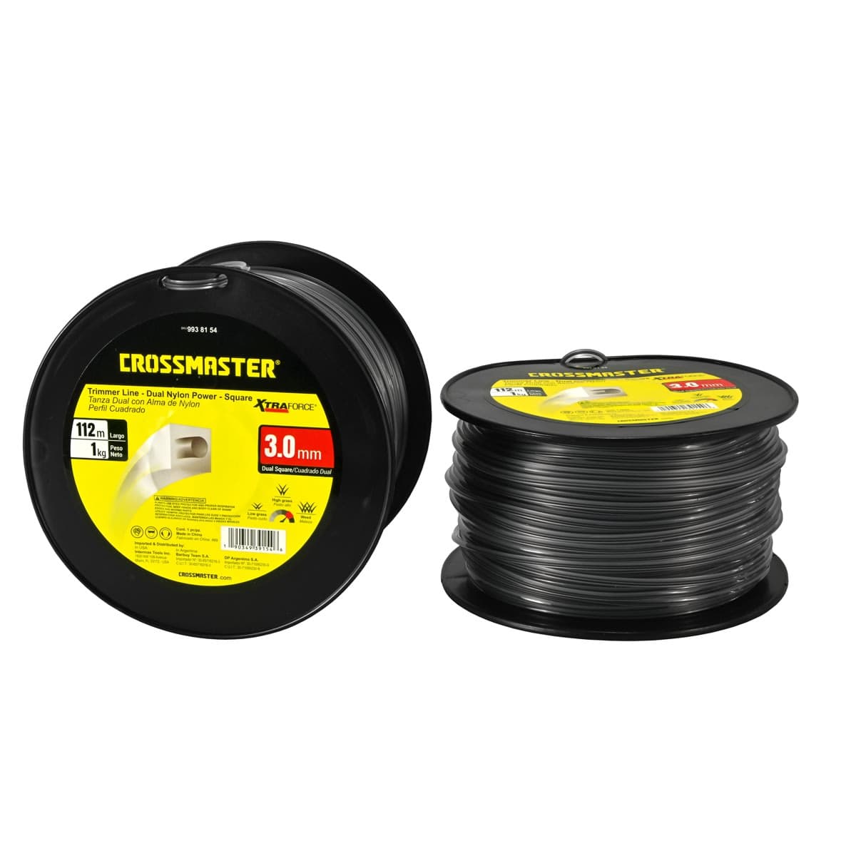 TANZA CUADRADA DUO BORDEADORA 3.0 - KG (112) CROSSMAN