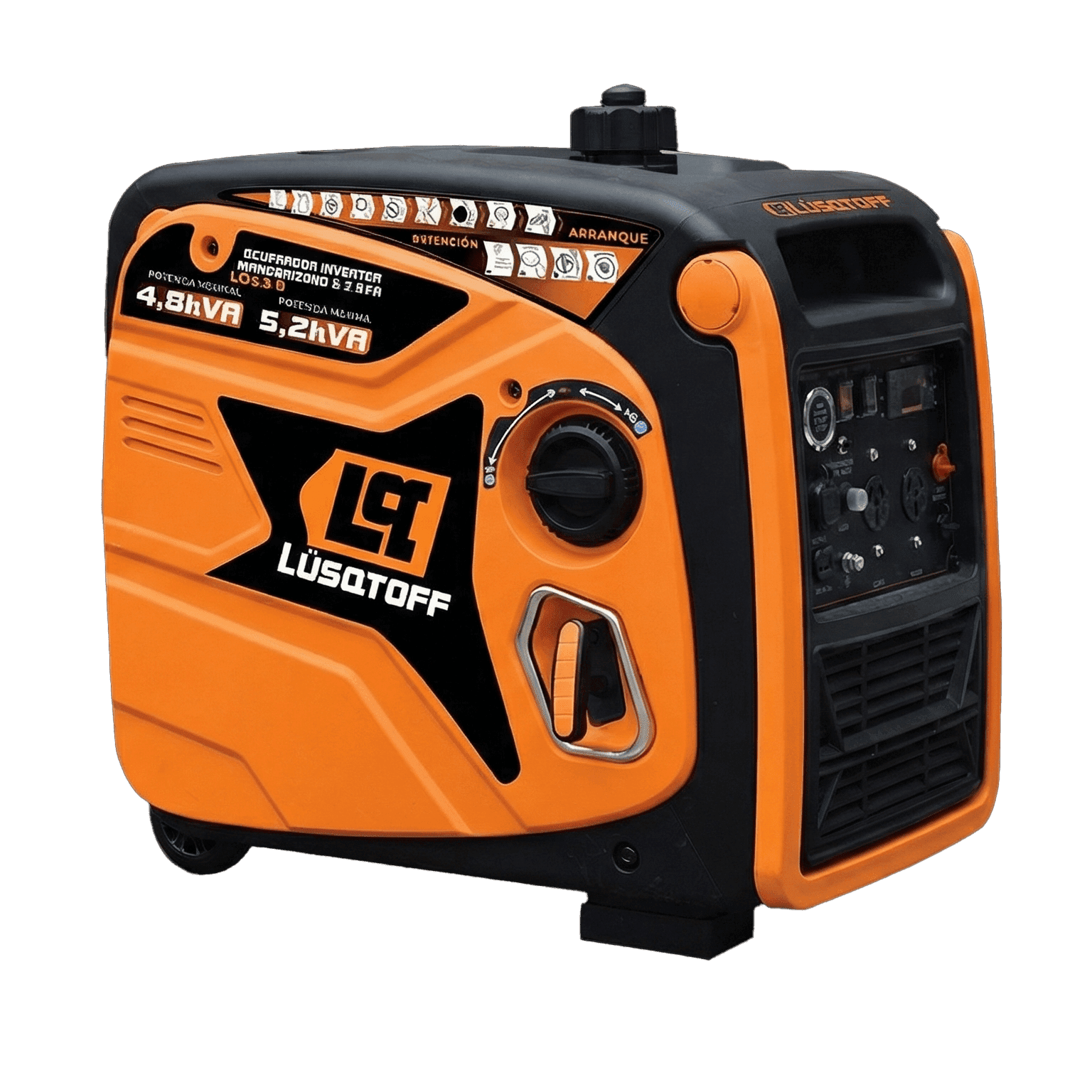 GENERADOR 220V 5.2 KVA LUSQTOFF 192CC INVERTER INSONORO LGI5.5-8