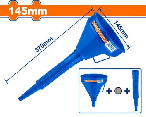 EMBUDO PLAST C/FLEXIBLE WADFOW 2EN1 145MM