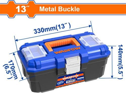 CAJA HERRAMIENTAS PLAST WADFOW 13P CIERRE METALICO