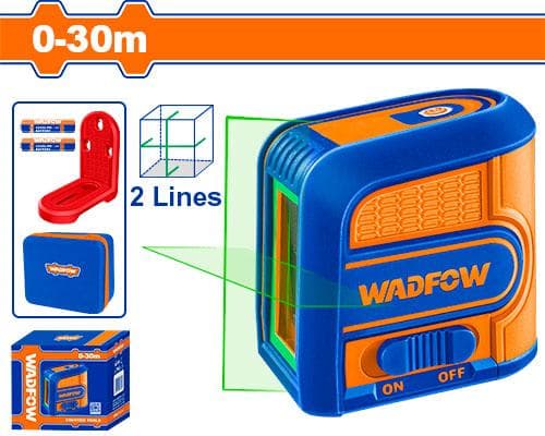 NIVEL LASER WADFOW 2LINEAS AUTONIVELANTE 0 - 30MTS