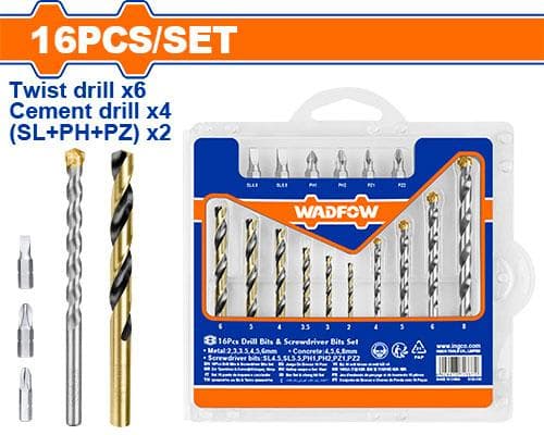 SET PUNTAS Y MECHAS WADFOW 16PZS