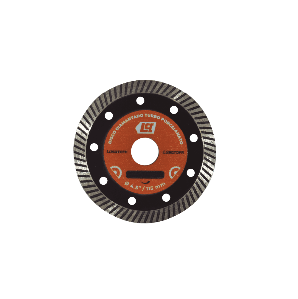 DISCO DIAMANTADO LUSQTOFF TURBO FINO 115MM