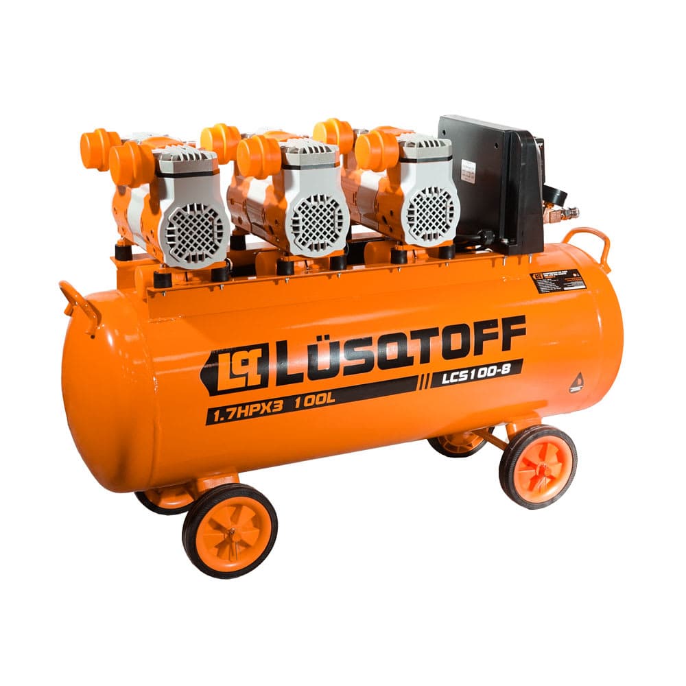 COMPRESOR 100 LTS 220V 1.7HPX3 TRICILINDRICO LUSQTOFF LIBRE DE ACEITE