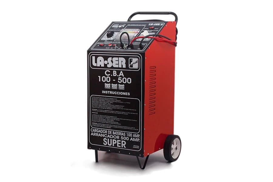 CARGADOR ARRANCADOR LA-SER C/CARRO CBA 100-500A 6-12-24V