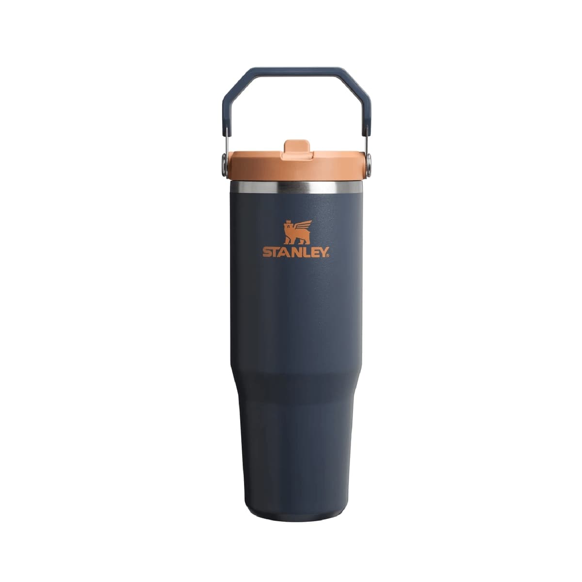 VASO TERMICO STANLEY 880ML C/TAPA SORBETE Y MANIJA AZUL CREP