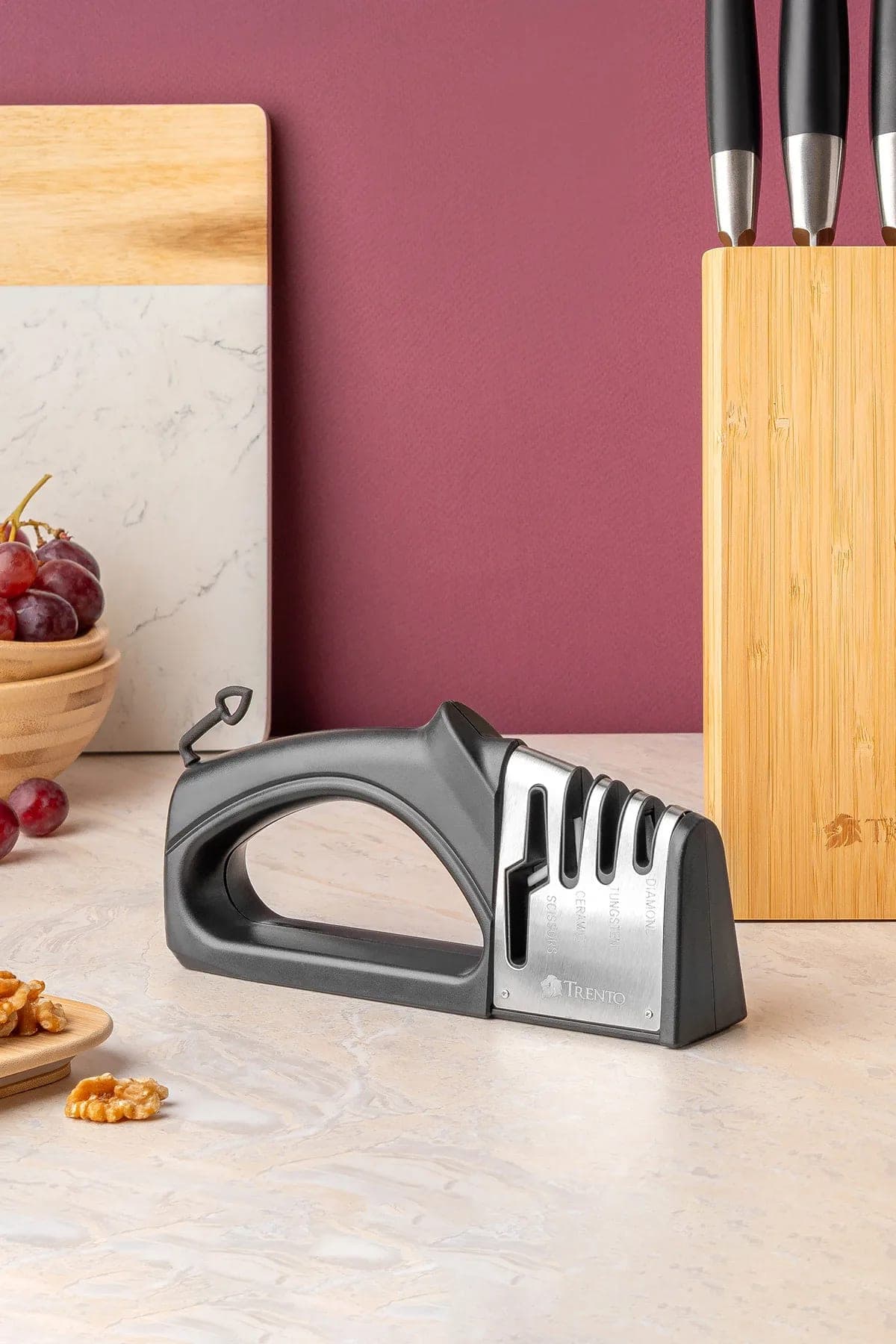 AFILADOR DE CUCHILLOS PROF TRENTO EASY 4
