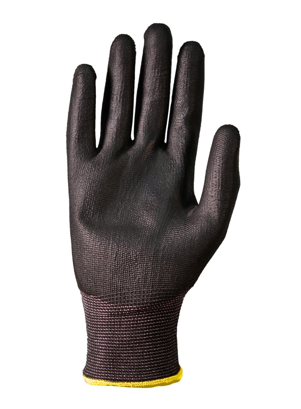 GUANTE TEJIDO NYLON BAÑO PU ESPUMOSO NEGRO T8