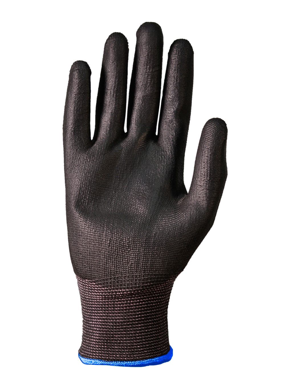 GUANTE TEJIDO NYLON BAÑO PU ESPUMOSO NEGRO T9