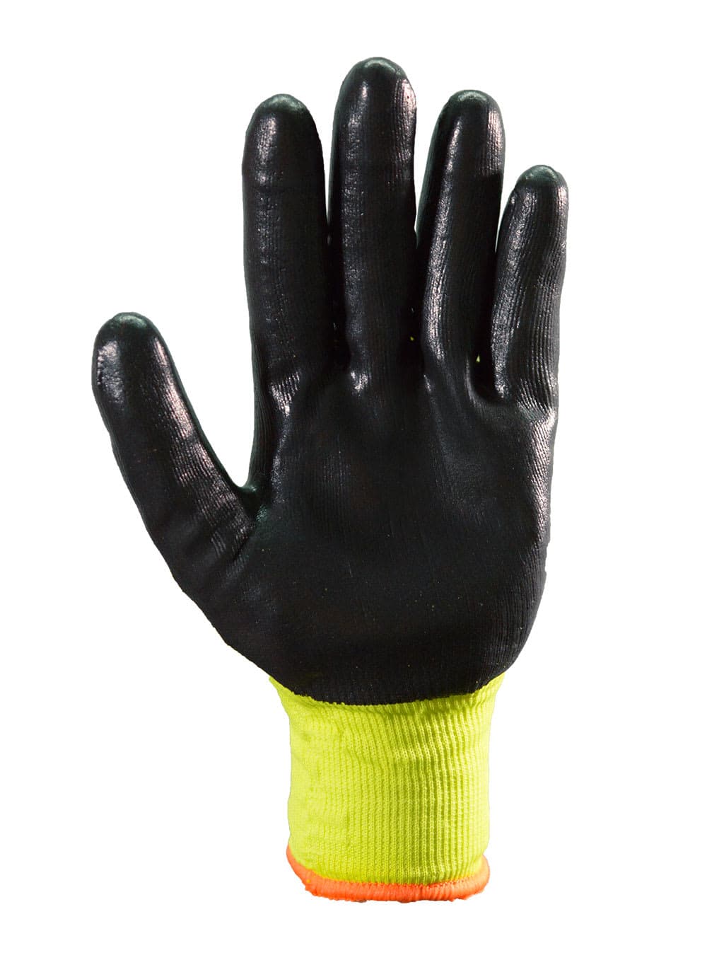 GUANTE NYLON NITRILO MECANICO FLUO T10