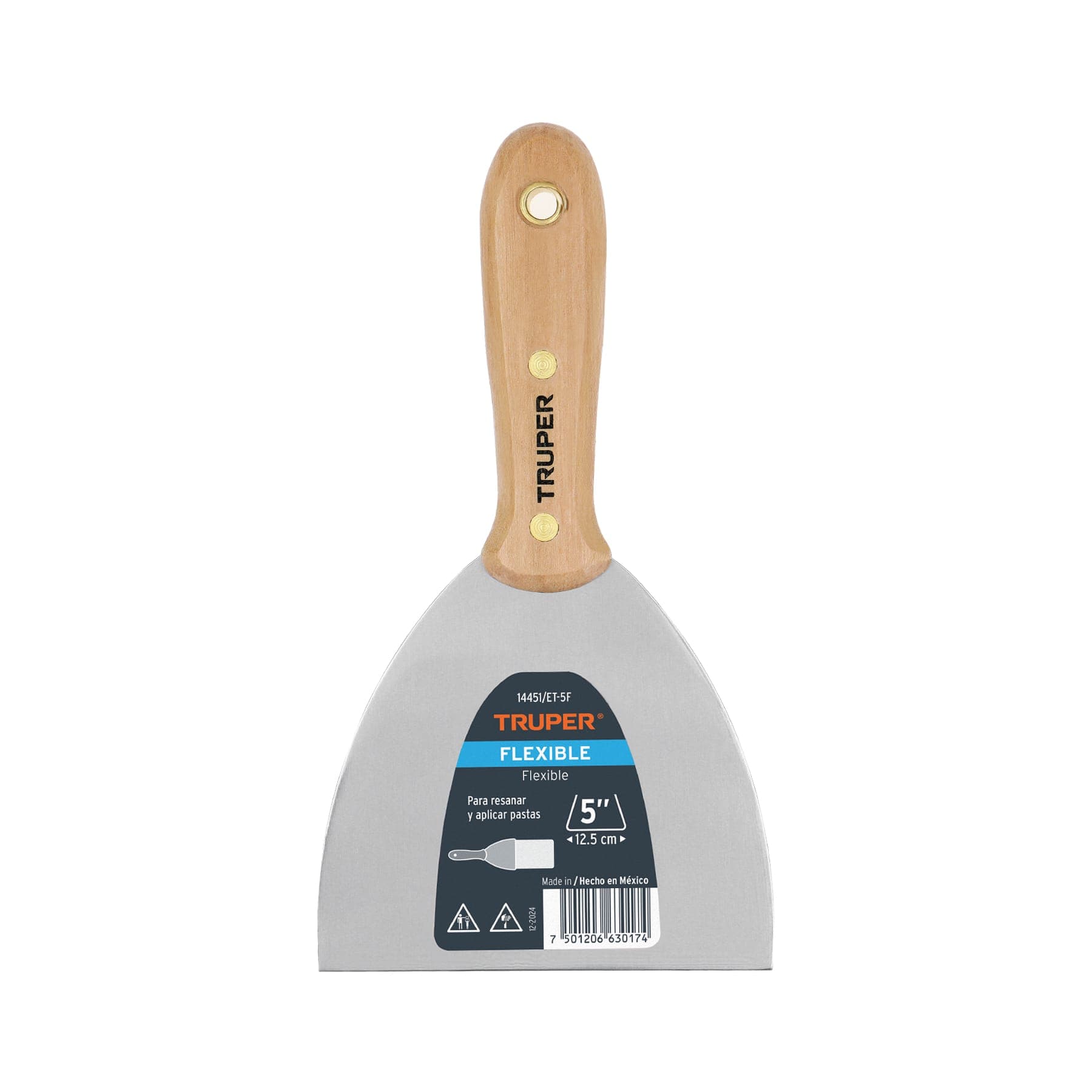 ESPATULA C/MADERA TRUPER 125MM ENDUIR